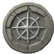 Stone island brand sticker