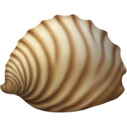 Sea cow shell sticker