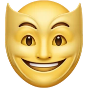 Bonito emoji de mascarilla sticker