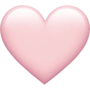 Light pink heart sticker