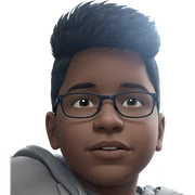 realistic portrait of a boy sticker
