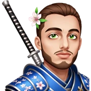 Samurai Warrior sticker