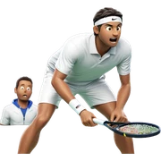 tennis showdown with friends sticker