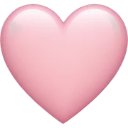 Light pink heart sticker