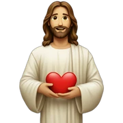 Jesus And heart sticker