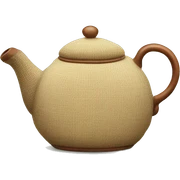 teapot with tea cozy sticker
