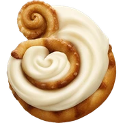 Zimtschnecke mit Vanillecreme sticker