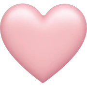 pastel pink heart sticker