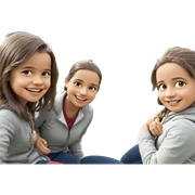happy group in nature sticker