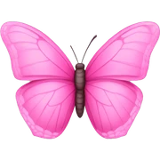 pink butterfly  sticker