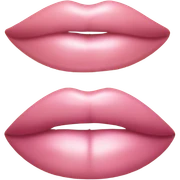 Aesthetic pink lips sticker