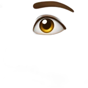 eyebrow sticker