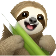 Sloth love sticker