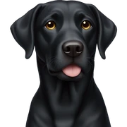 black lab sticker