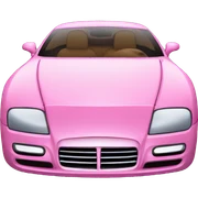 Pink luxury car sticker