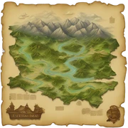 map scroll sticker