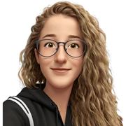 girl with glasses smiling sticker
