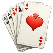 poker cards sticker