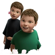 boy with flower meme sticker