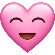 Pink heart sticker