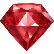 red diamond  sticker