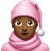 Pink Christmas  sticker
