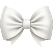 white bow sticker