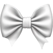 White bow sticker
