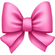 cute pink bow sticker