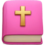 Pink bible sticker