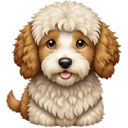 Golden doodle sticker