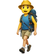 hiking sticker