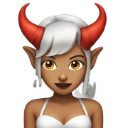 Devil girl sticker