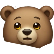 bear cozy in blanket sticker