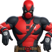 masked hero in utility suit sticker
