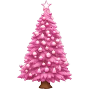 Pink Aesthetic Christmas tree  sticker