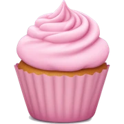 pastel pink cupcake  sticker
