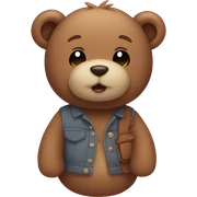 Teddy sticker