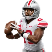 Ohio State football player  sticker