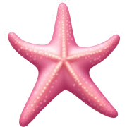 pink starfish sticker