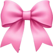 Cute pink bow sticker