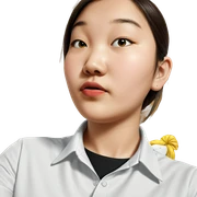 realistic portrait of girl sticker