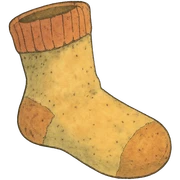 ghibli style sock sticker