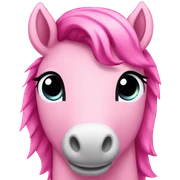 Pink pony  sticker