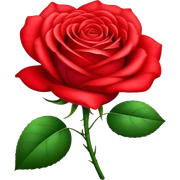 Flower rose sticker
