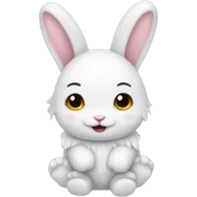 angel bunny sticker