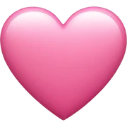 Pink heart  sticker