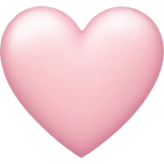 Light Pink heart sticker