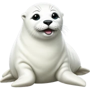 white harp seal sticker