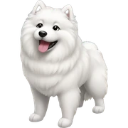 Beach samoyed  sticker